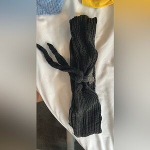 Anthropologie black gauze bandeau 2 piece jumpsuit, xs